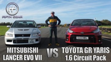 Toyota GR Yaris vs Mitsubishi Lancer EVO VII
