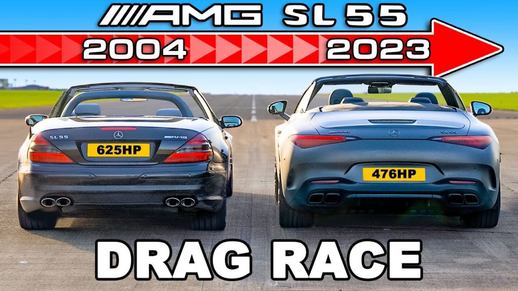 2004 Mercedes SL55 AMG vs 2022 Mercedes-AMG SL55