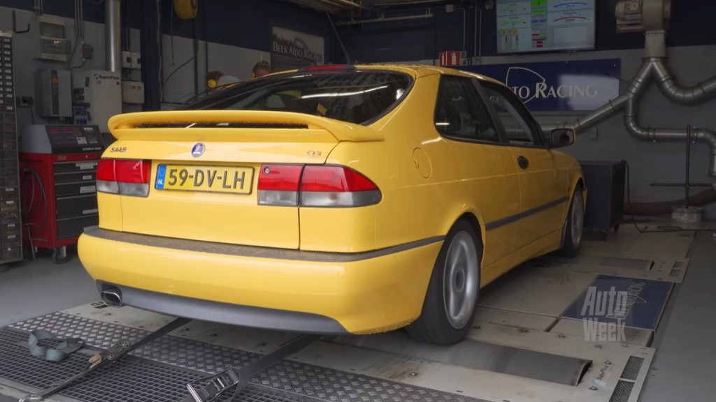 Op de Rollenbank- Saab 9-3 Viggen