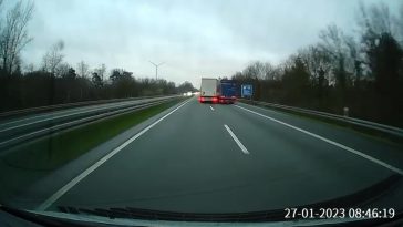 Vrachtwagen verkeersruzie