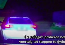 Politie achtervolgt plofkrakers in Audi RS3