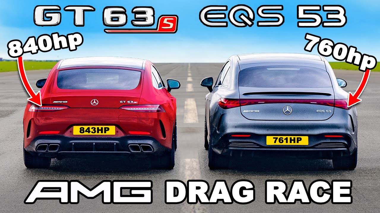 Mercedes-AMG GT 63 S E-Performance vs AMG EQS 53