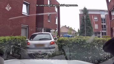 Peugeot 206 vlucht door woonwijk voor politie
