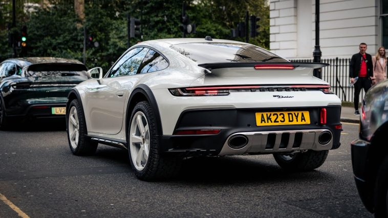 Porsche 911 Dakar oogt wat vreemd in London