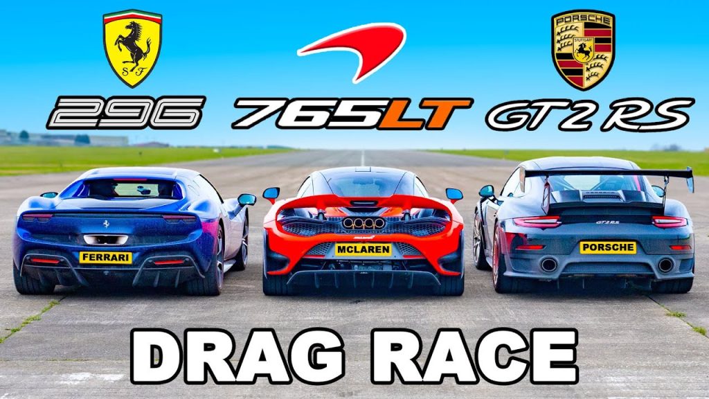 Ferrari 296 GTB vs McLaren 765LT vs Porsche GT2 RS