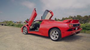 Roze Lamborghini Diablo VT is zeldzaam