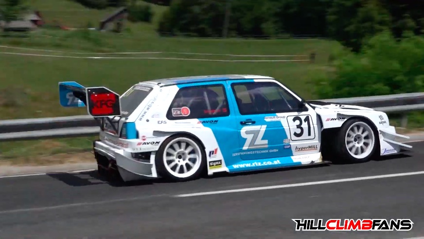 VW Golf TFSI-R verbreekt parcoursrecord Gorjanci Hillclimb