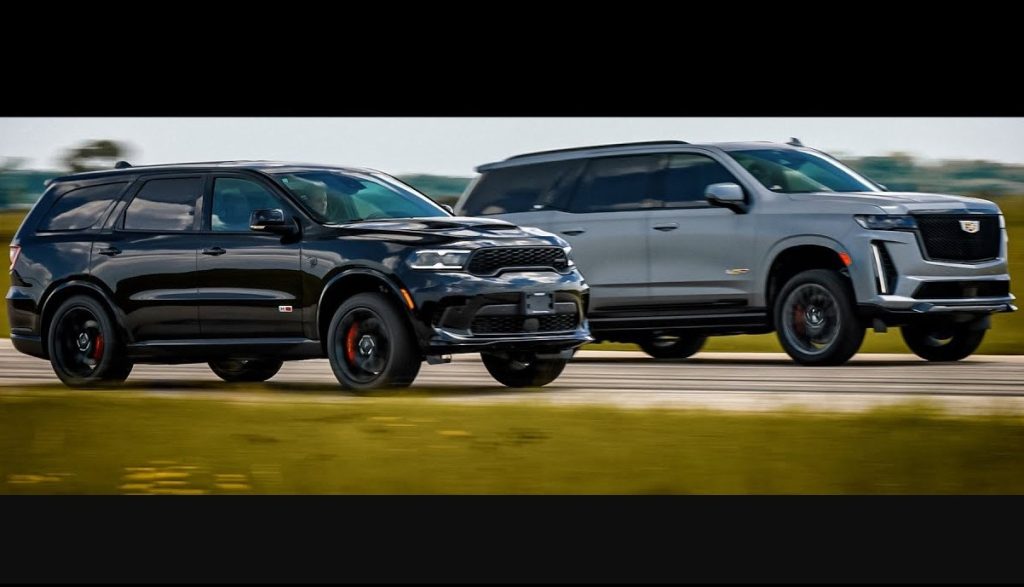 1.000 pk Dodge Durango Hellcat vs 682 pk Cadillac Escalade V