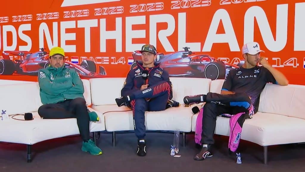 Max Verstappen Dutch GP Persconferentie