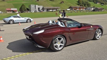 Ferrari 599 GTZ Nibbio Zagato laat zich zien in Zwitserland