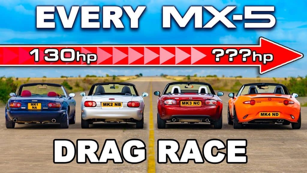 Mazda MX-5 generatie dragrace