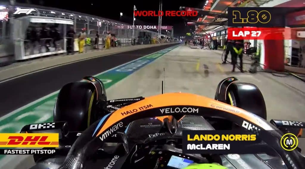 McLaren voert snelste pitstop ooit uit 1,8 seconden