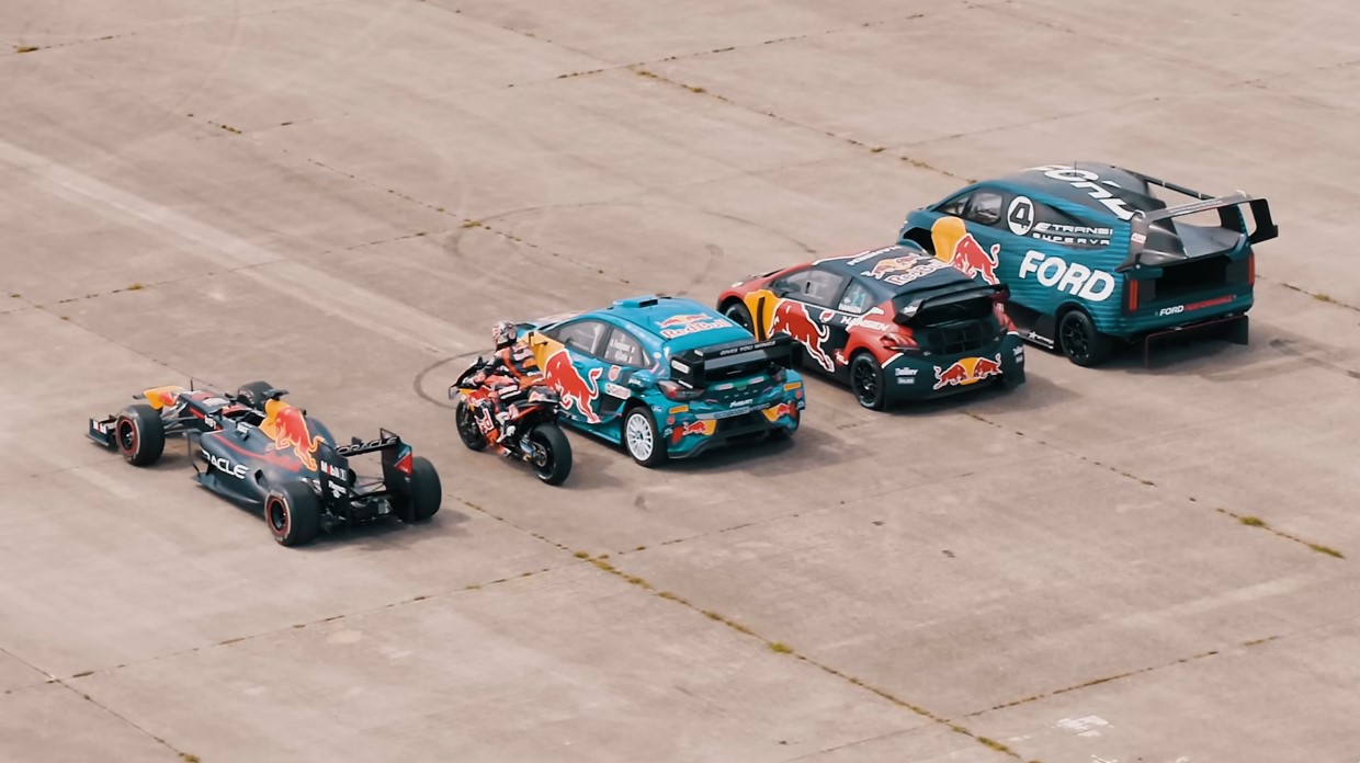Red Bull F1 vs MotoGP vs WRC vs WRX vs SuperVan