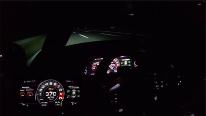1229 pk Audi R8 V10 haalt 370 km:h op Autobahn