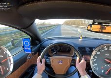 250 kmh op de Autobahn met een Volvo S40