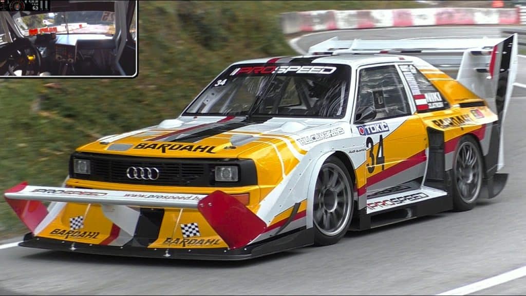 Deze Audi Quattro S1 Pikes Peak heeft 830 pk op 985 Kg