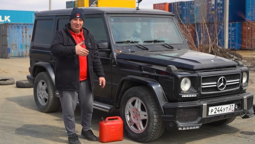 100 Octaan benzine in een Mercedes G-klasse Diesel