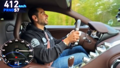 Duitser stuurt Bugatti Chiron Sport naar 412 kmh op Autobahn