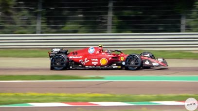 Ferrari test nieuwe FIA Spray Guards