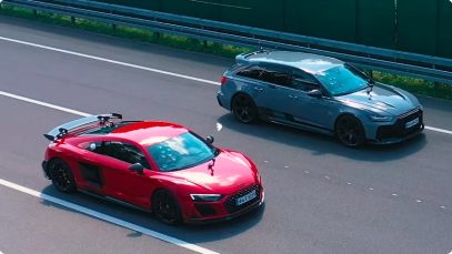 Audi RS6 GT vs Audi R8 GT