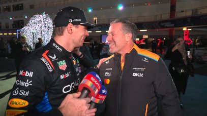 Max Verstappen interview met Zak Brown