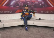 Persconferentie Max Verstappen na 4e wereldtitel in Vegas