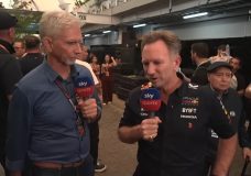 Red Bull-teambaas Horner reageert op zege Verstappen in Brazilië