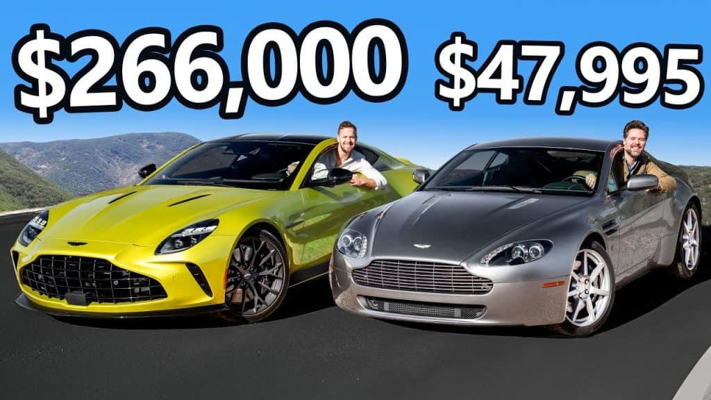 2024 Aston Martin Vantage vs 2007 Aston Martin V8 Vantage
