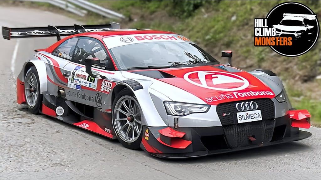 74-jarige stuurt Audi RS5 DTM over Hillclimb 74-jarige stuurt Audi RS5 DTM over Hillclimb