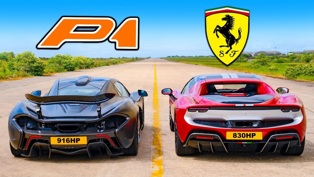 McLaren P1 vs Ferrari 296 GTB McLaren P1 vs Ferrari 296